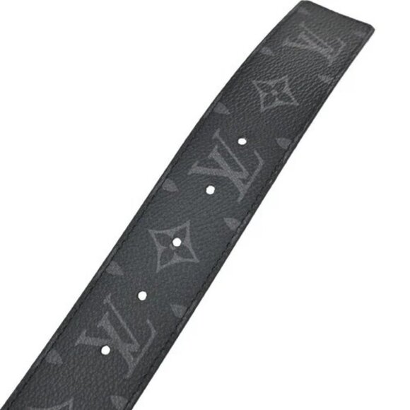 LOUIS VUITTON LV Initiales Belt 40mm 85/34 Monogram Eclipse Black M9043 70RL372 main image 9